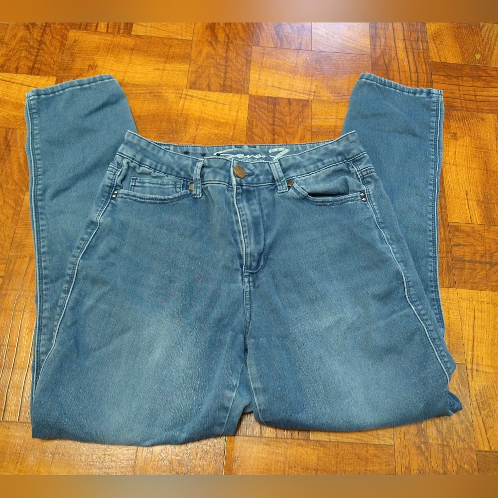 Seven7 Skin Fit Denim Blue Jeans Women's Size 12